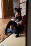 Ria Kurumi - Cat ear schoolgirl masturbation - Cospuri 0301