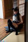 Ria Kurumi - Cat ear schoolgirl masturbation - Cospuri 0301