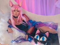Meg Turney Black Lady set from Sailor Moon Onlyfans Leak Album