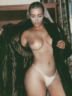 Kim Kardashian Nude Thong Magazine Photoshoot Set Leaked
