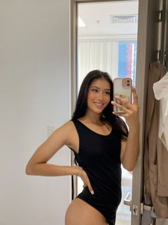Pretty cutie Real Violetaa Costa shows off her gigantic rear in a horny compilation